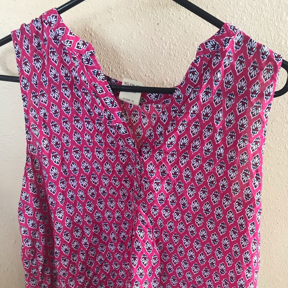 Faded glory pink tunic XL